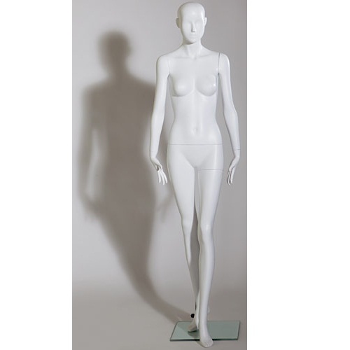 Манекен женский скульптурный белый CFWW225
