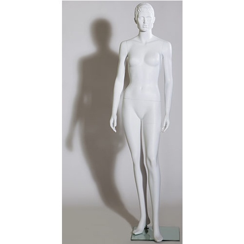 Манекен женский скульптурный белый CFWW339
