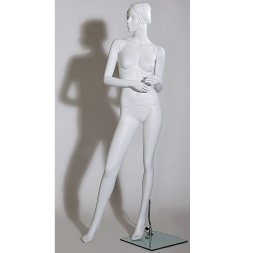 Манекен женский скульптурный белый