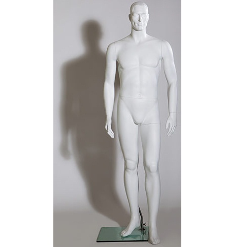 Манекен мужской скульптурный белый