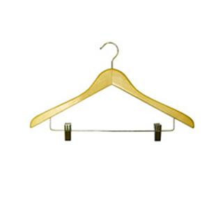 Деревянные вешалки-плечики для одежды с прищепками (зажимами) (WS 009)купить по цене от 166.16 руб.
